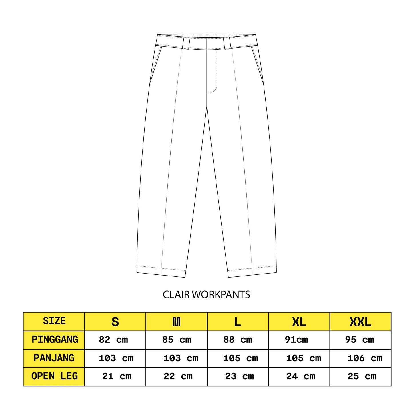 MYPRIDE " CLAIR " - BLACK - WORK PANTS