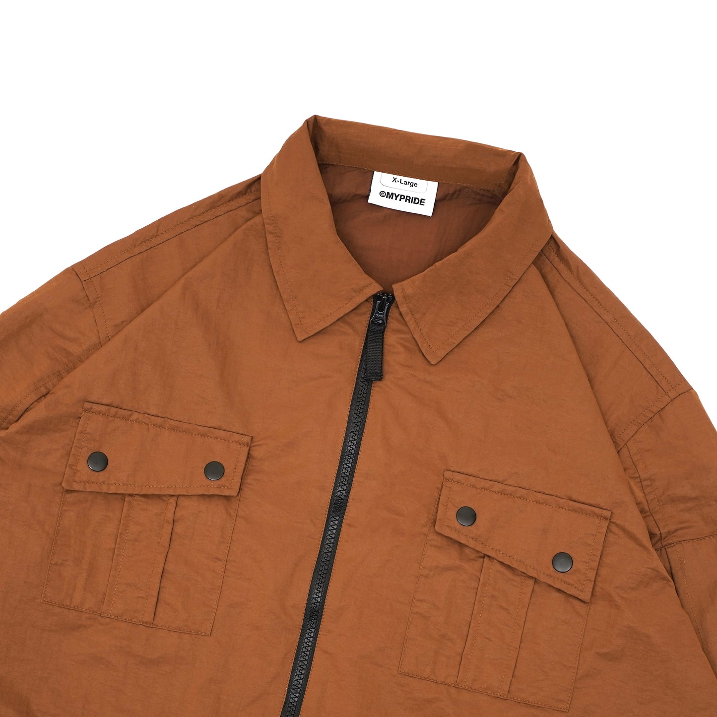 MYPRIDE " FRONT TERRACOTA " - TERRACOTA - OVERSHIRT JACKET