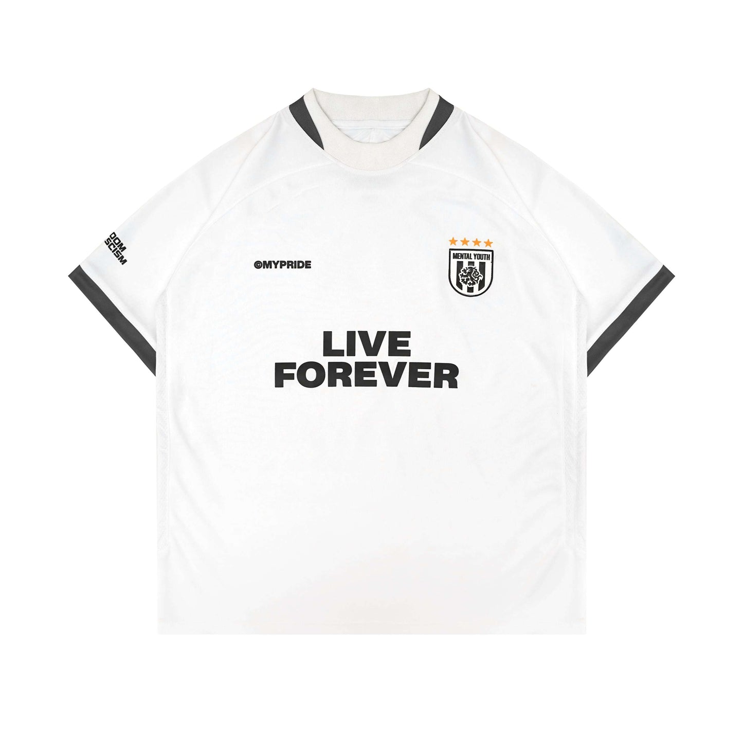 MYPRIDE " LIVE FOREVER JERSEY WHITE - WHITE - JERSEY