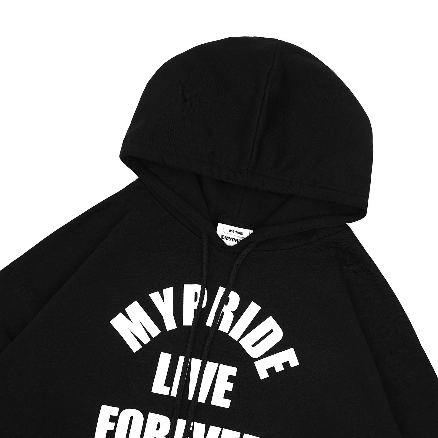 MYPRIDE " RUBBISH HOOD " - BLACK - HOODIE