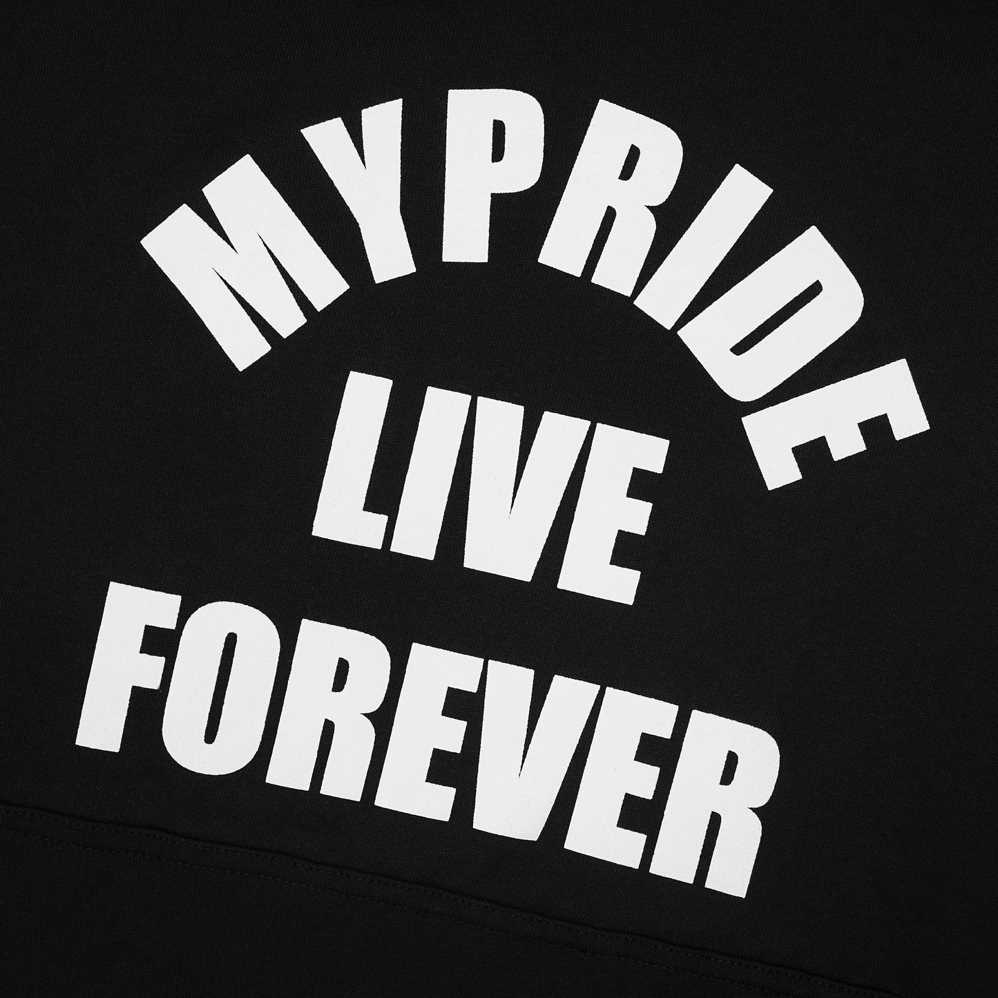 MYPRIDE " RUBBISH HOOD " - BLACK - HOODIE