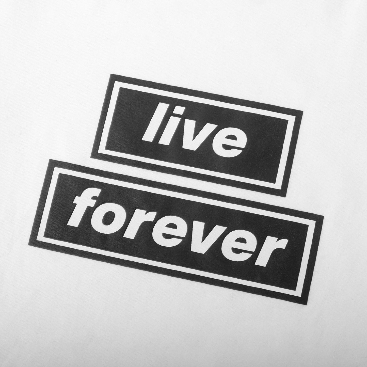 MYPRIDE " LIVE FOREVER WH " - WHITE - TSHIRT