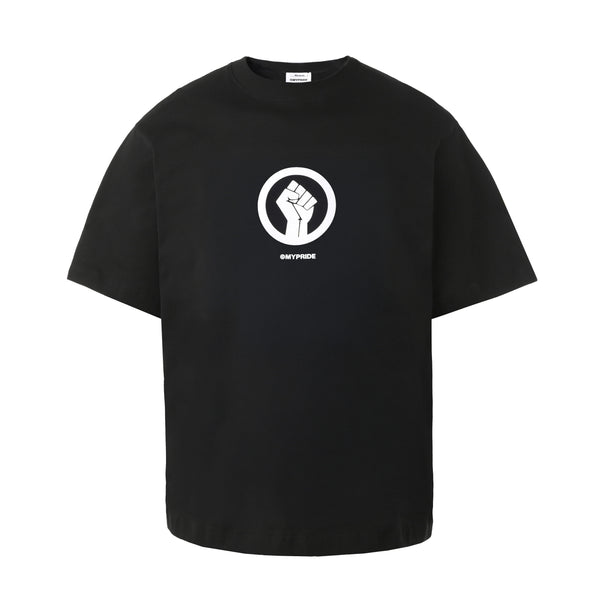 MYPRIDE " KEEP THE FAITH " - BLACK - TSHIRT