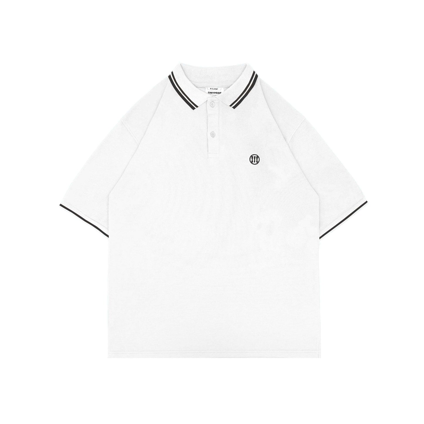 MYPRIDE " SIGHT POLO WHITE " - WHITE - POLO SHIRT