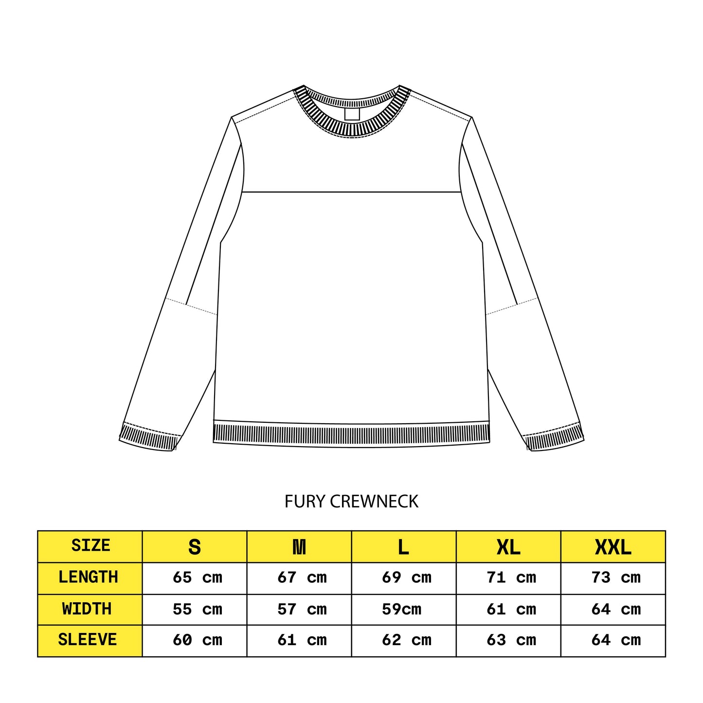 MYPRIDE " FURY CN " - BLACK - CREWNECK