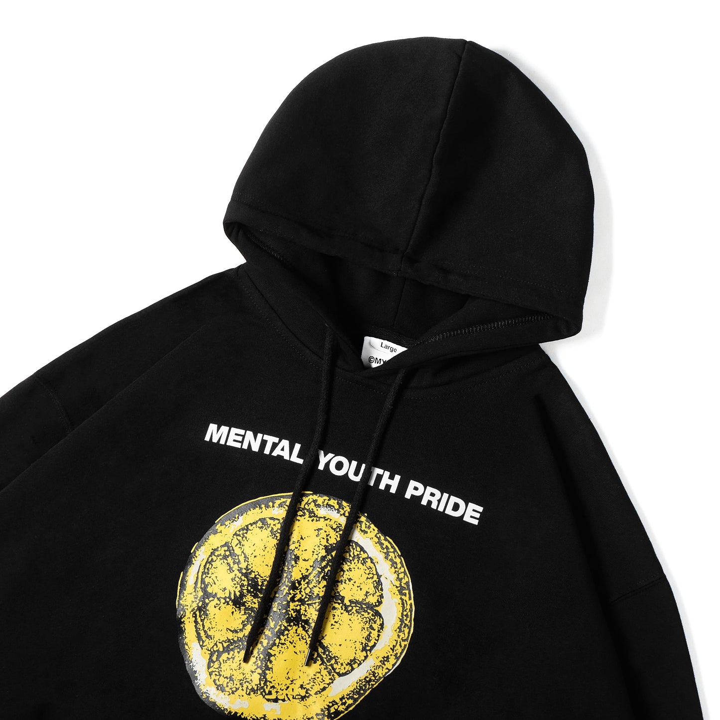 MYPRIDE " JOAN ROSES HOOD " - BLACK - HOODIE