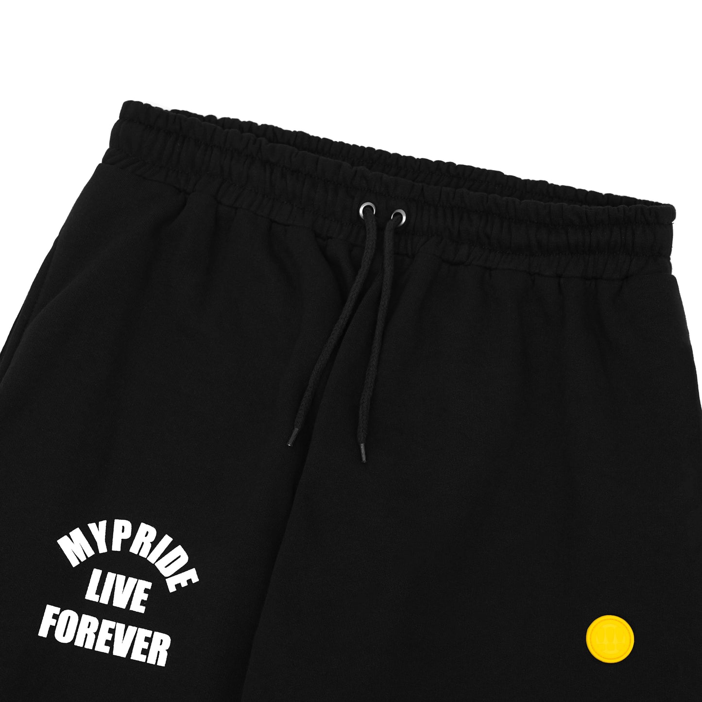 MYPRIDE " RUBBISH PANTS " - BLACK - SWEAT PANTS