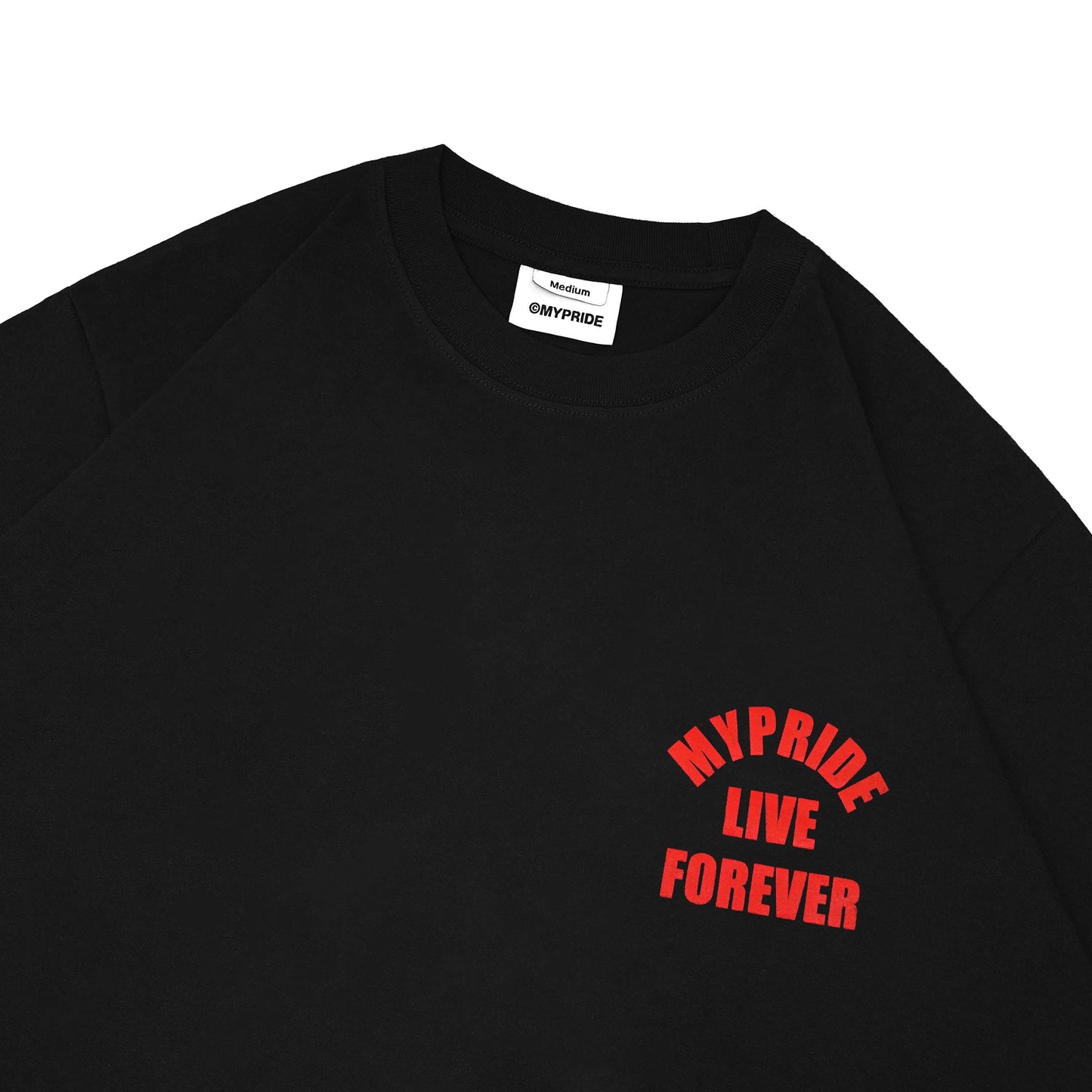 MYPRIDE " RUBBISH " - BLACK - TSHIRT