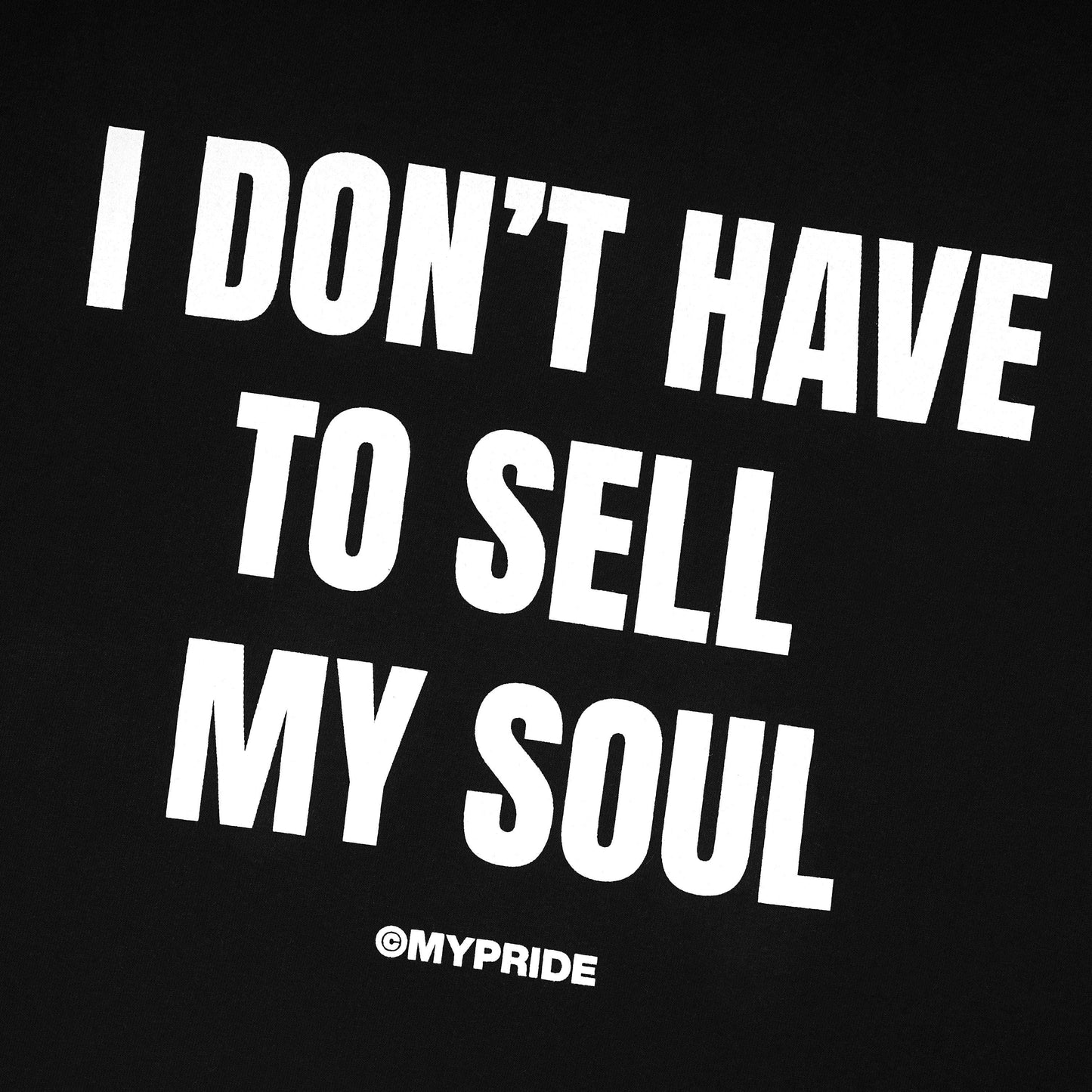 MYPRIDE " SELL " - BLACK - TSHIRT