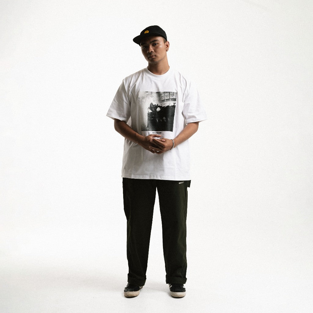 MYPRIDE " BLOCK PARTY 2 " - WHITE - TSHIRT