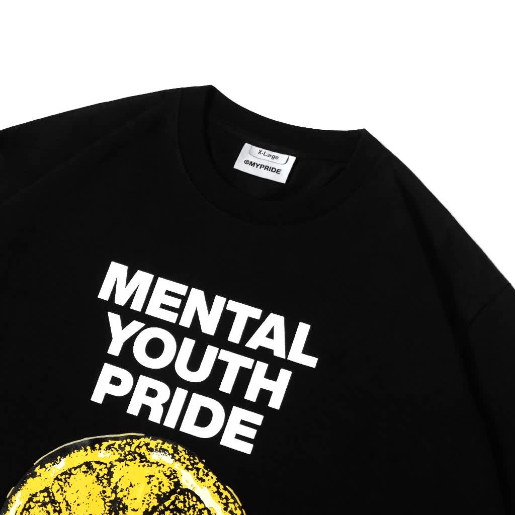 MYPRIDE " JOAN ROSES BL " - BLACK - TSHIRT