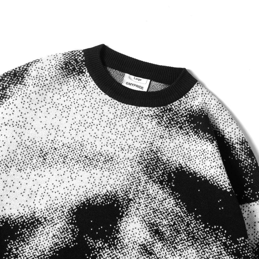 MYPRIDE " JESSIE KNITWEAR " - BLACK - CREWNECK KNITWEAR