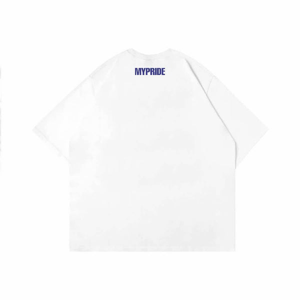 MYPRIDE " BLUE BLOOD WH " - WHITE - TSHIRT
