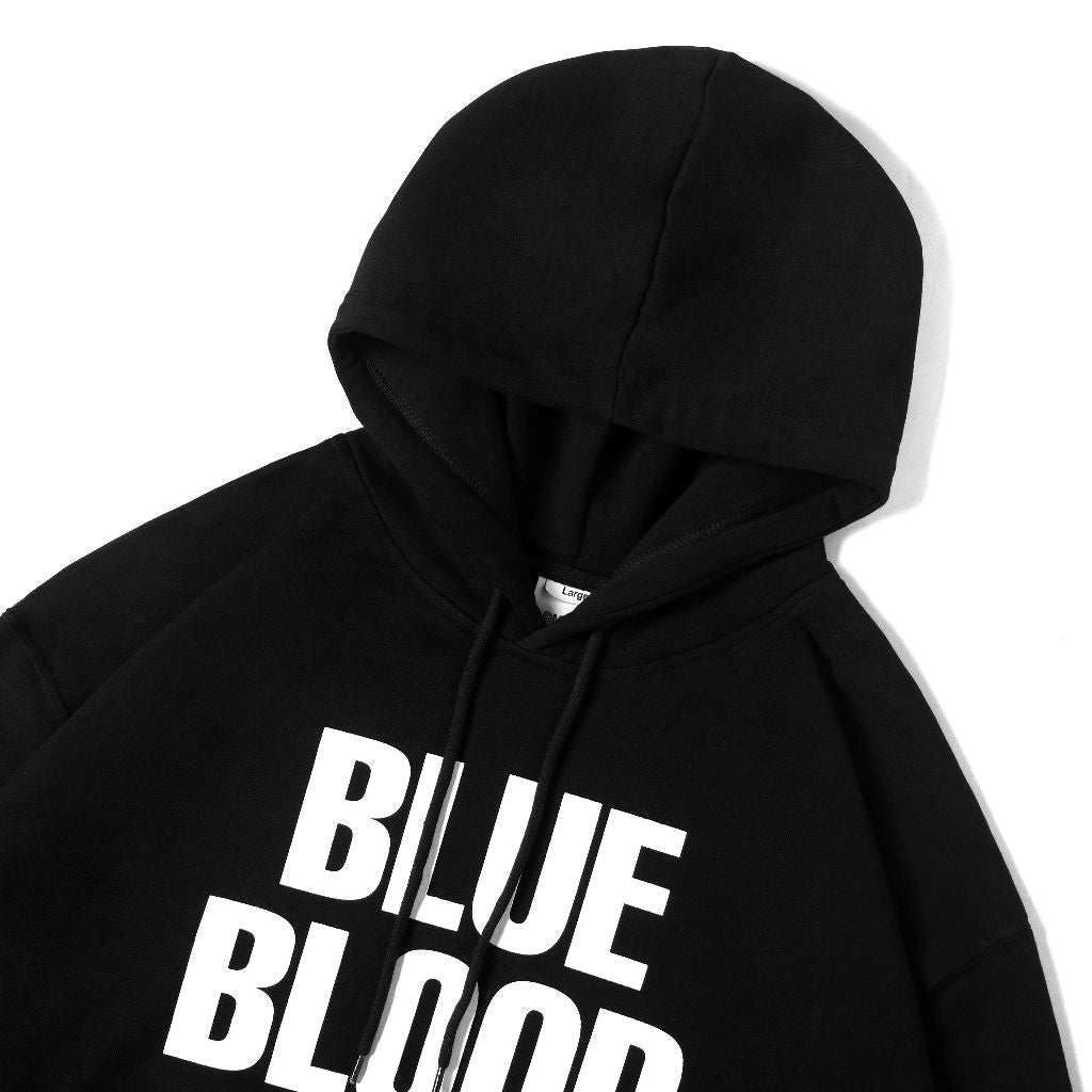 MYPRIDE " BLUE BLOOD HOOD " - BLACK - HOODIE