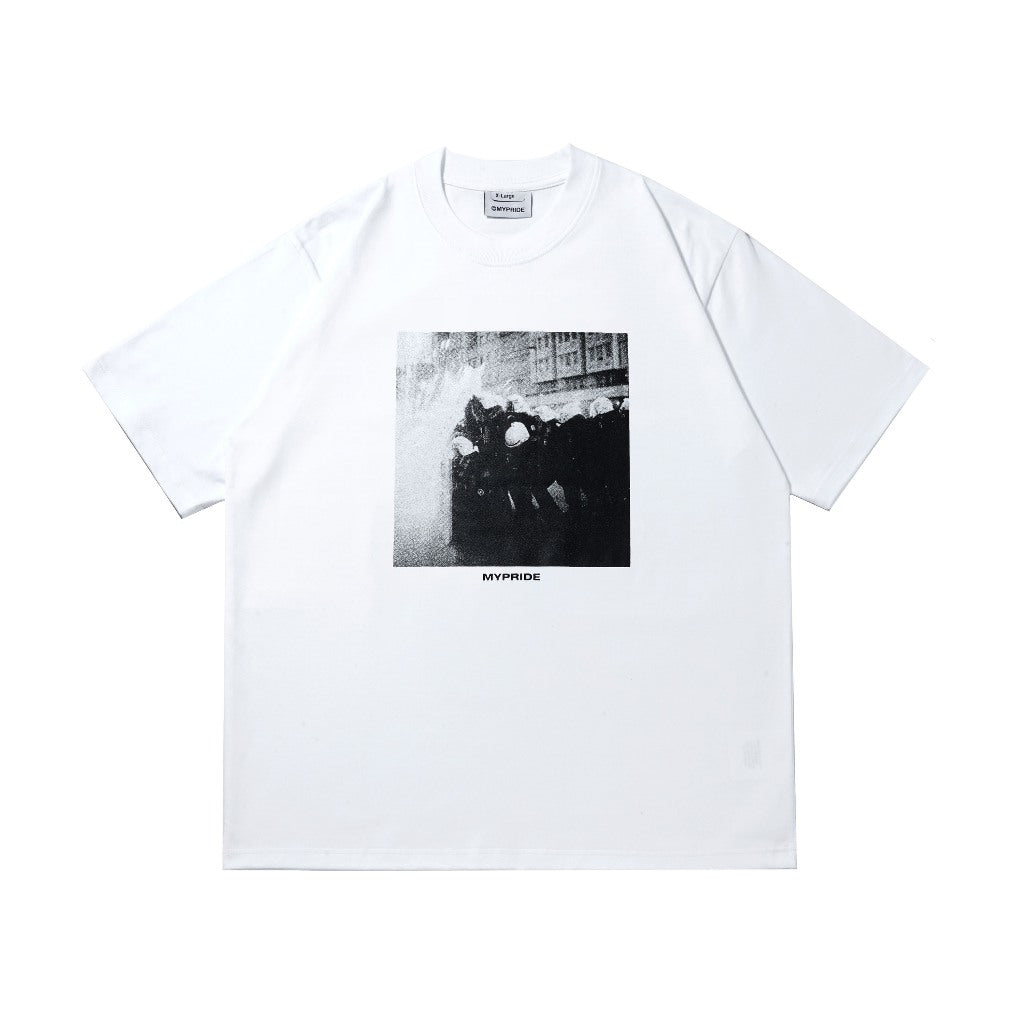 MYPRIDE " BLOCK PARTY 2 " - WHITE - TSHIRT