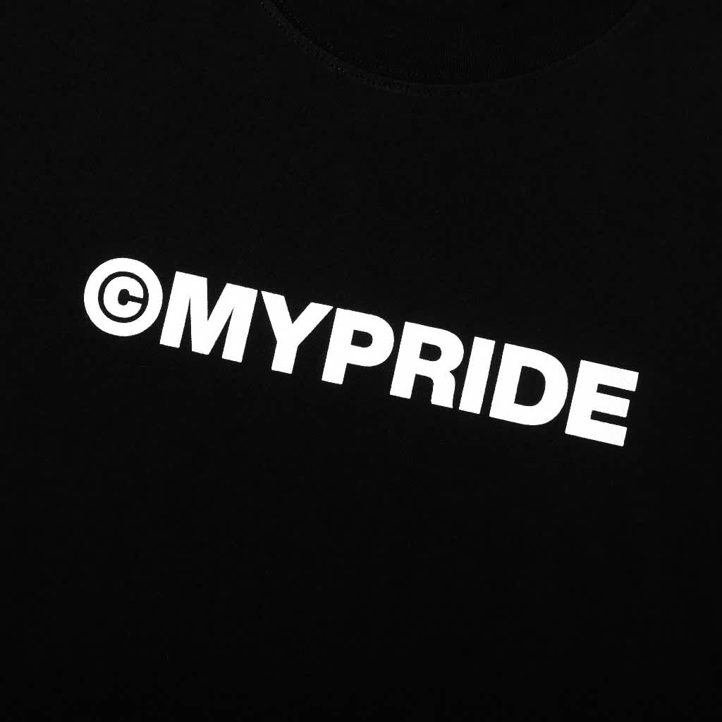 MYPRIDE " LOGO BL LIGHT WEIGHT " - BLACK - TSHIRT