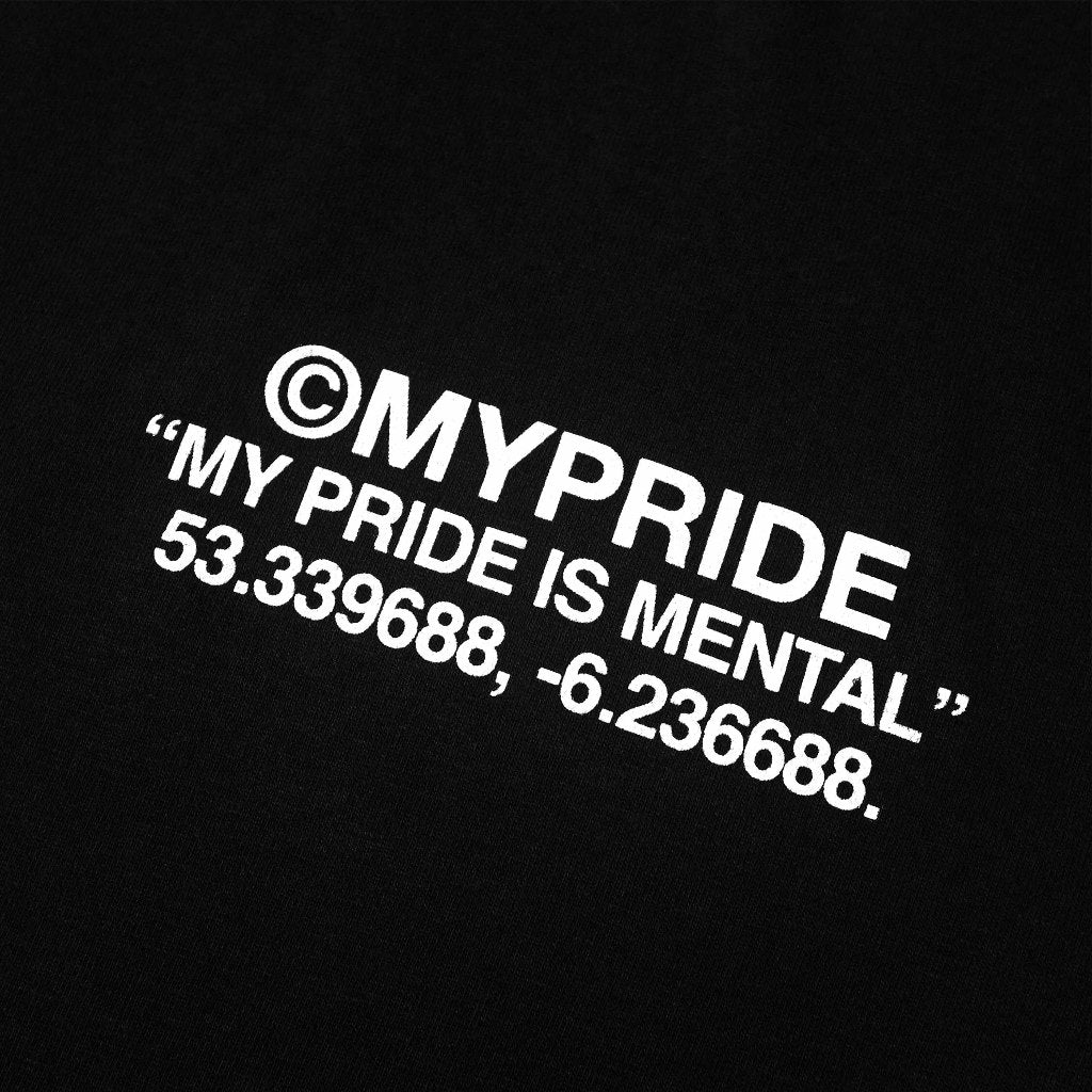 MYPRIDE " FLAME LOGO " - BLACK - TSHIRT