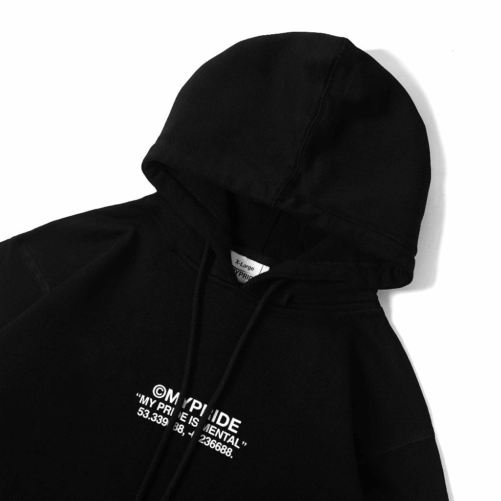MYPRIDE " FLAME LOGO BLACK " - HOODIE