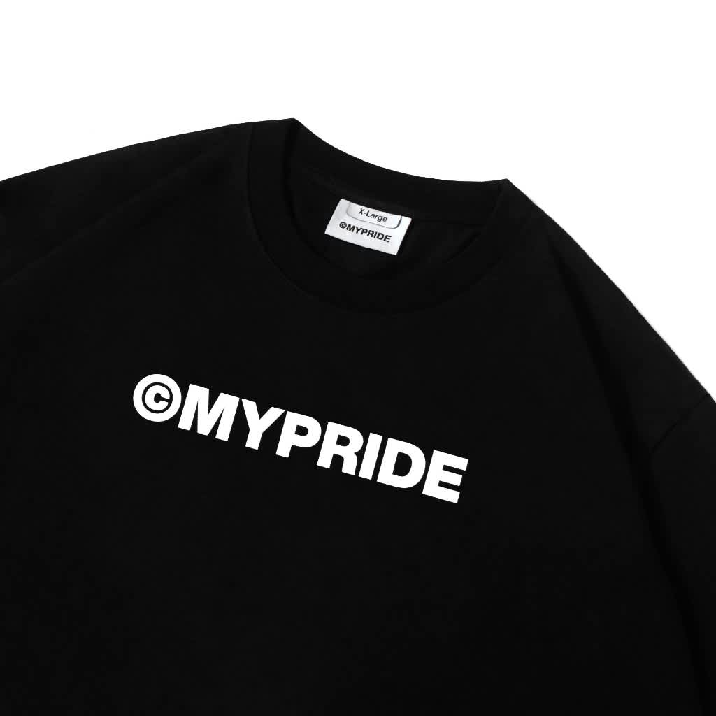 MYPRIDE " LOGO BL LIGHT WEIGHT " - BLACK - TSHIRT