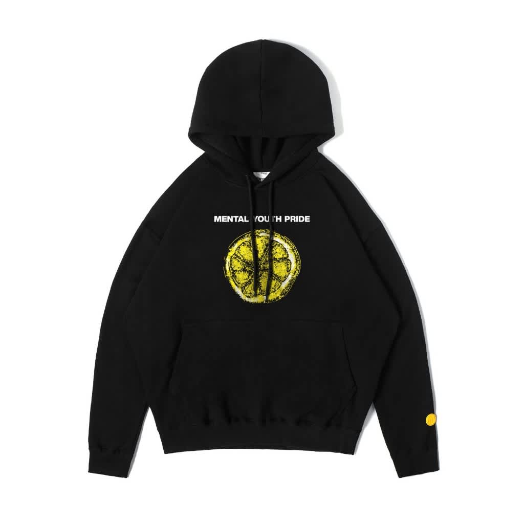 MYPRIDE " JOAN ROSES HOOD " - BLACK - HOODIE
