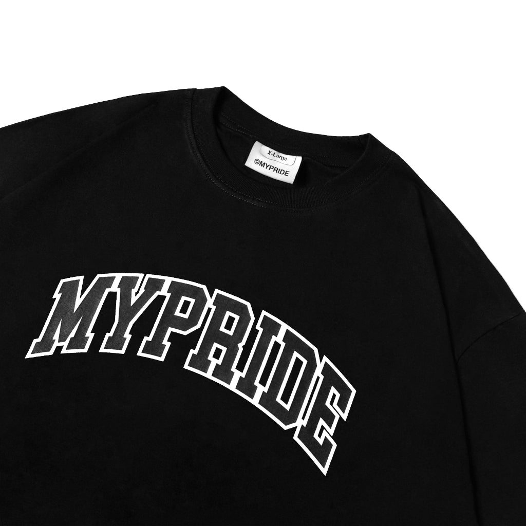 MYPRIDE "UNI TEE BL LIGHT WEIGHT " - BLACK - TSHIRT