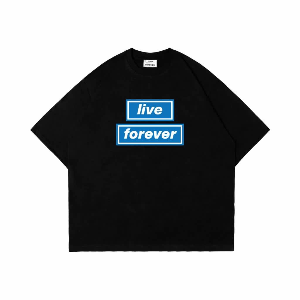 MYPRIDE " LIVE FOREVER BL " - BLACK - TSHIRT