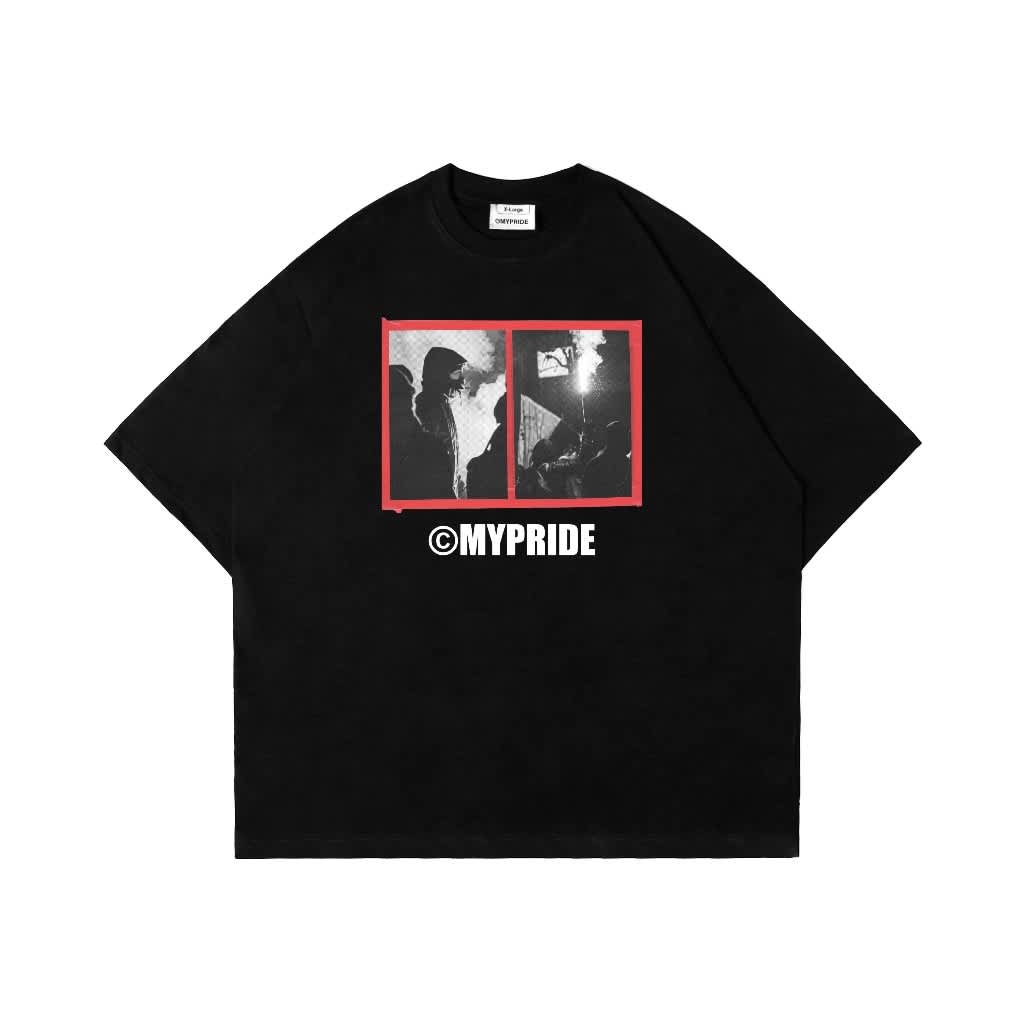 MYPRIDE " SOLE " - BLACK - TSHIRT