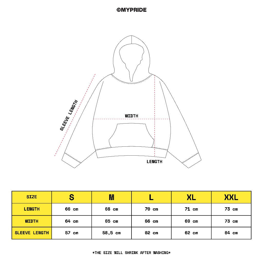 MYPRIDE " BLANK CN BL " - BLACK - CREWNECK