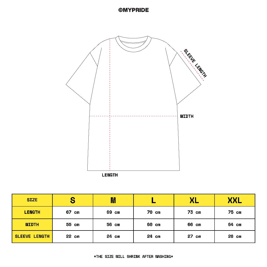 MYPRIDE " BLANK " - NAVY - TSHIRT
