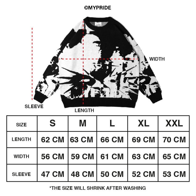 MYPRIDE " JESSIE KNITWEAR " - BLACK - CREWNECK KNITWEAR