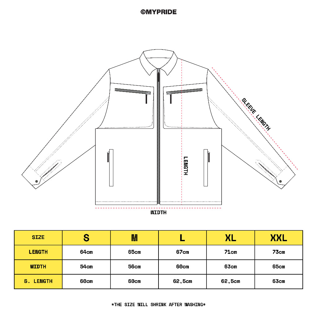 MYPRIDE " SUB SHIRT LEMON " - YELLOW - JACKET