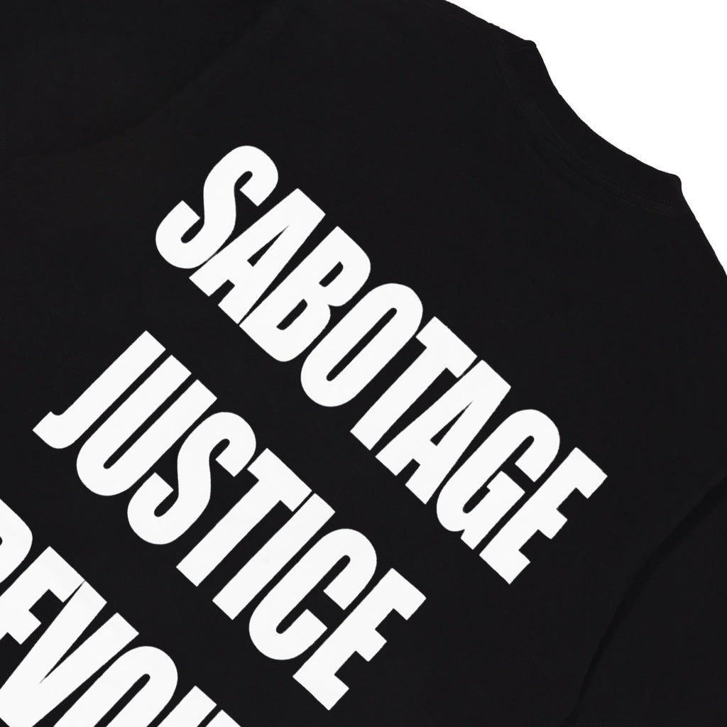 MYPRIDE " SABOTAGE " - BLACK - TSHIRT