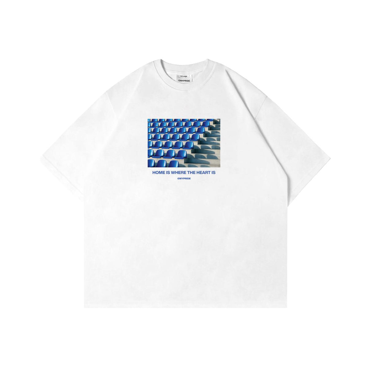 MYPRIDE " HOME IS WHERE " - WHITE - TSHIRT