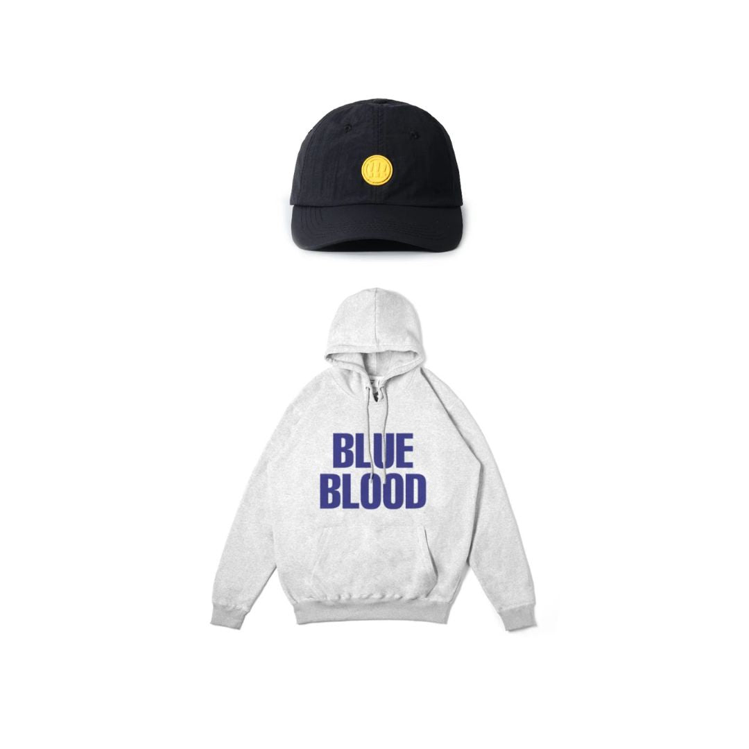[BUNDLE] MYPRIDE " BLUE BLOOD MISTY HOOD X TEAM POLO HAT "