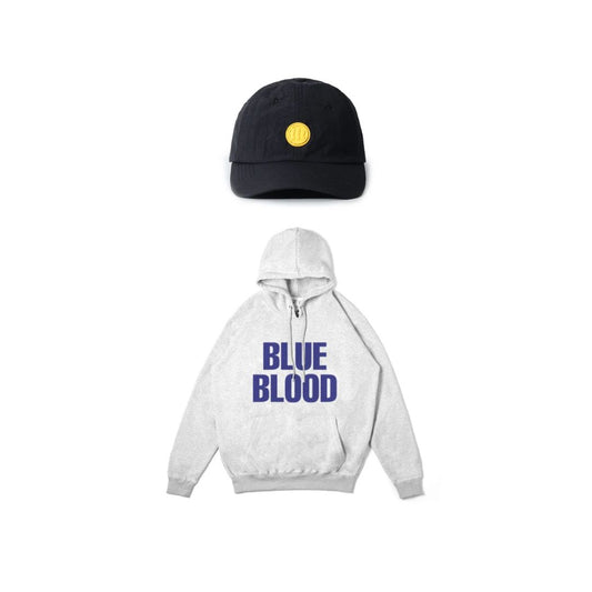 [BUNDLE] MYPRIDE " BLUE BLOOD MISTY HOOD X TEAM POLO HAT "
