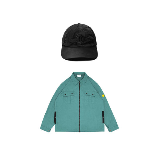[BUNDLE] MYPRIDE " FRONT TOSCA OVERSHIRT X PRIME 6 PANEL BLACK HAT "