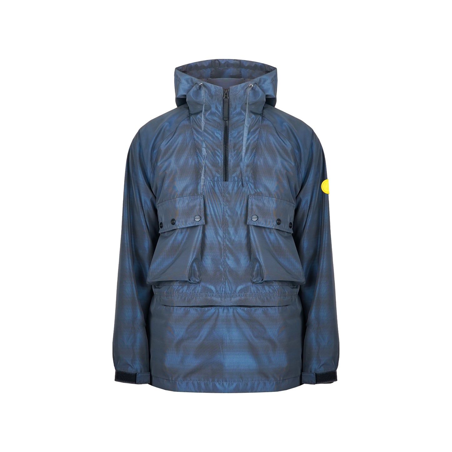 MYPRIDE " AVALON " - STRIPED SHINY BLUE - ANORAK JACKET
