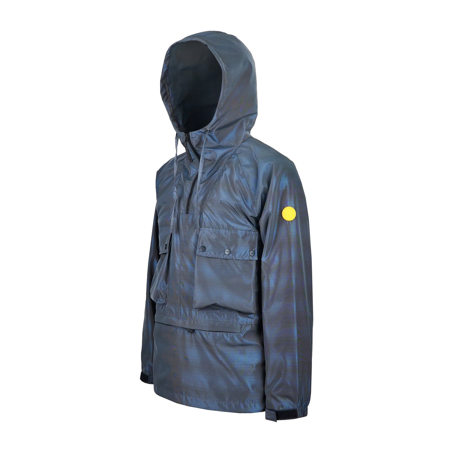 MYPRIDE " AVALON " - STRIPED SHINY BLUE - ANORAK JACKET