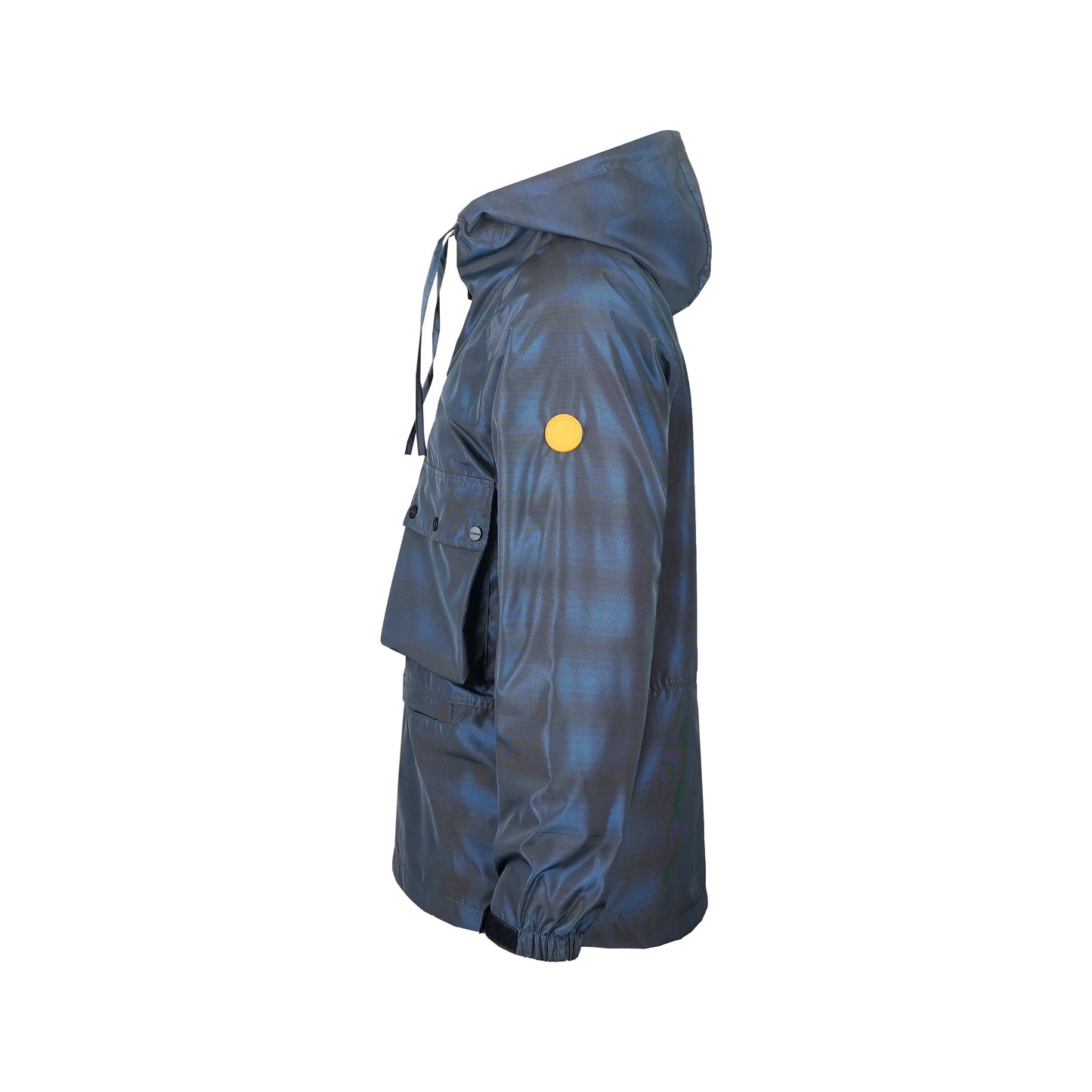 MYPRIDE " AVALON " - STRIPED SHINY BLUE - ANORAK JACKET