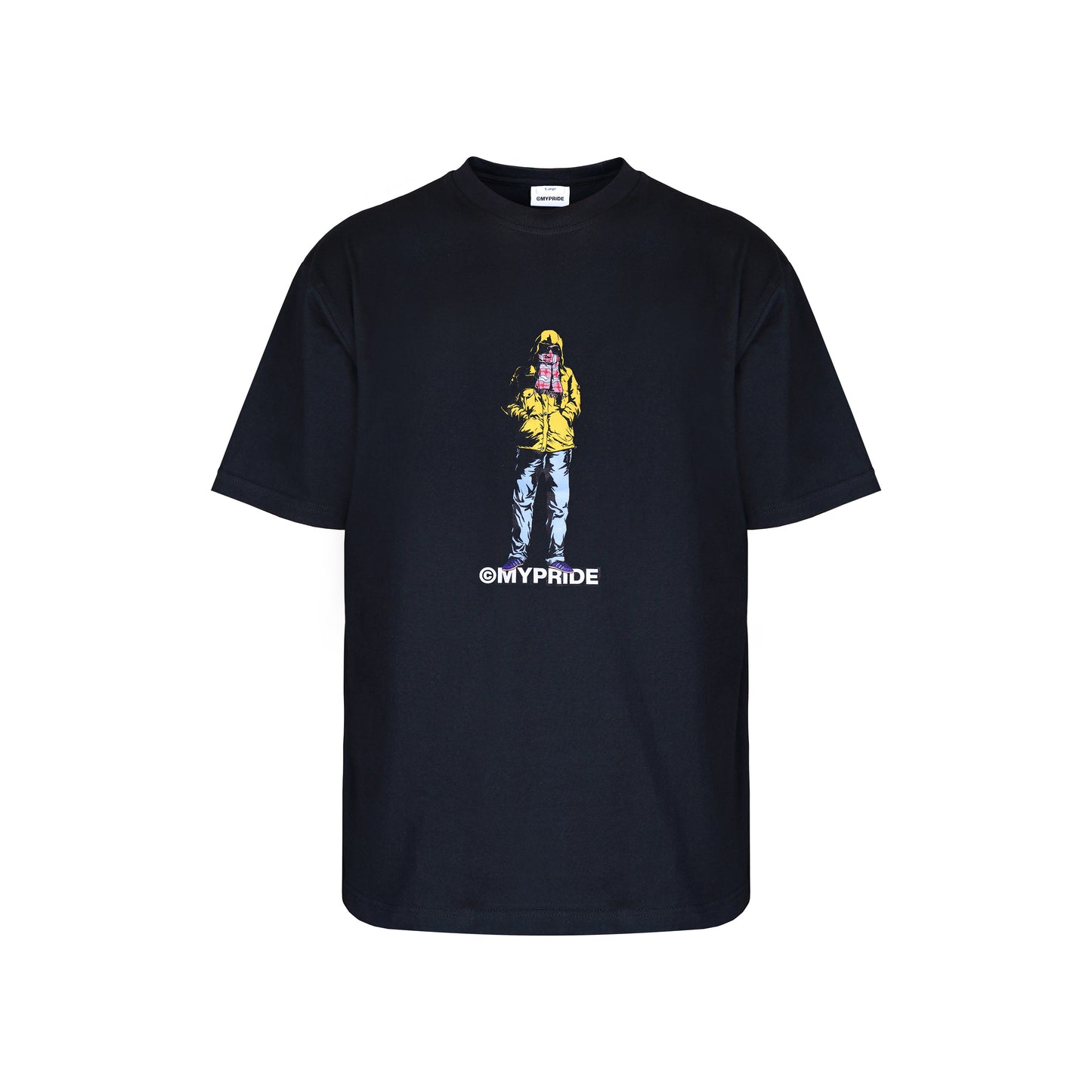 MYPRIDE " CREW BETA " - BLACK - TSHIRT