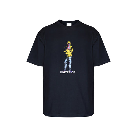 MYPRIDE " CREW BETA " - BLACK - TSHIRT