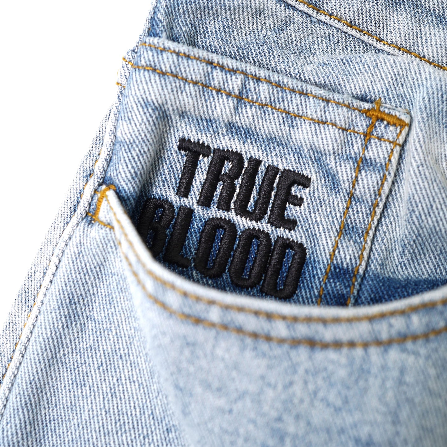 MYPRIDE X LADS & CLUB - " TRUE BLOOD " - WASHED BLUE - DENIM