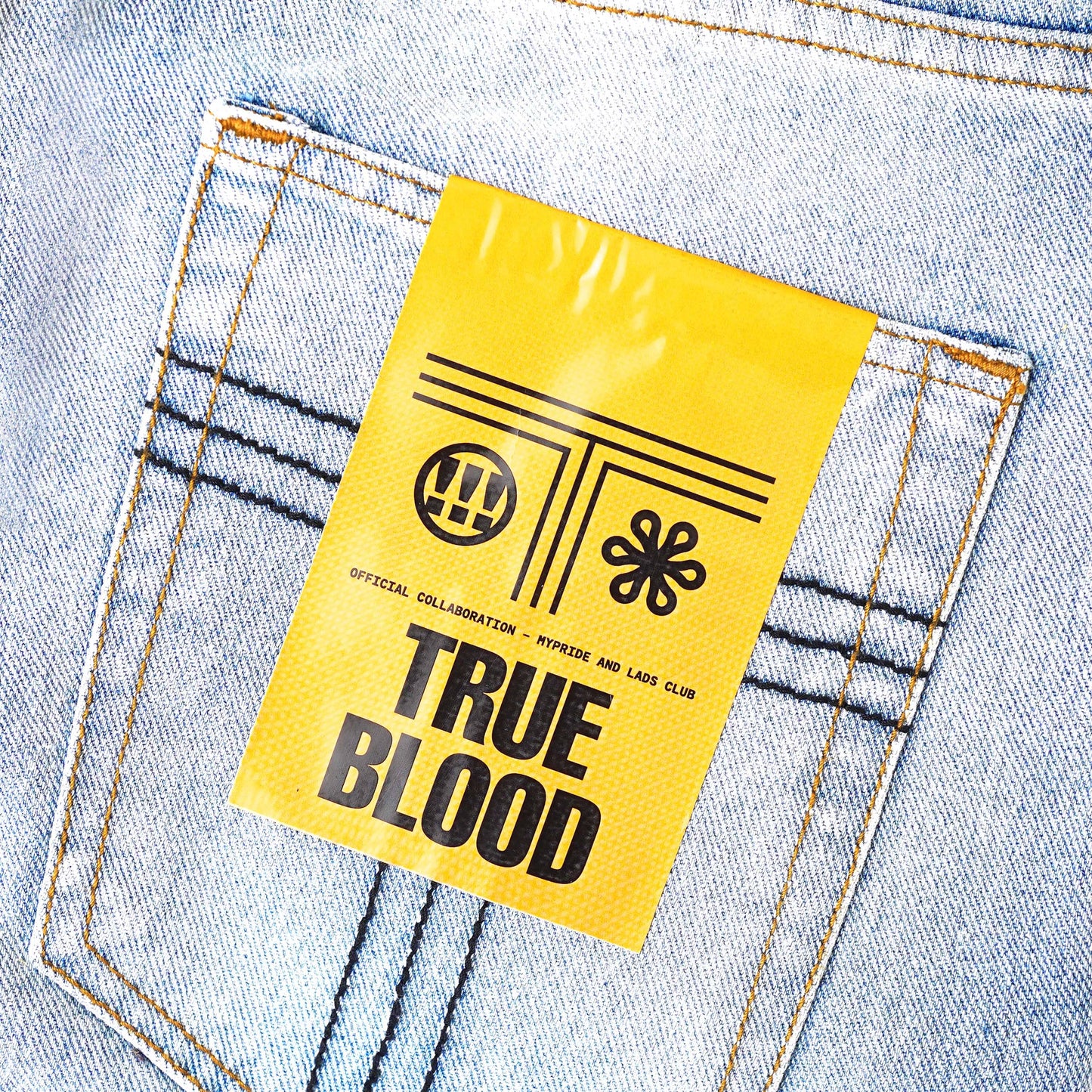 MYPRIDE X LADS & CLUB - " TRUE BLOOD " - WASHED BLUE - DENIM