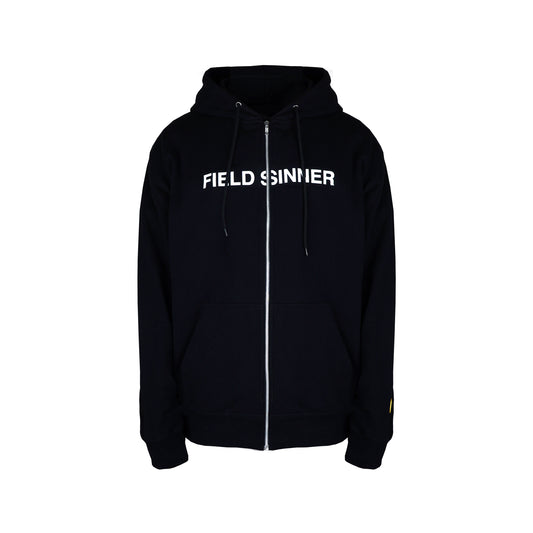MYPRIDE " FIELD SINNER HOOD " - BLACK - ZIPPER HOODIE