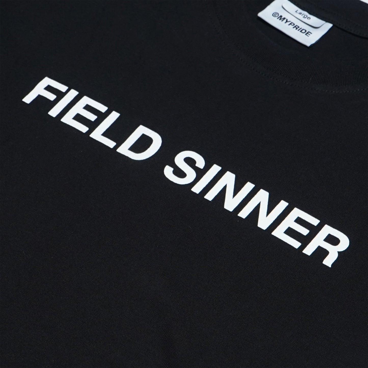 MYPRIDE " FIELD SINNER " - BLACK - TSHIRT