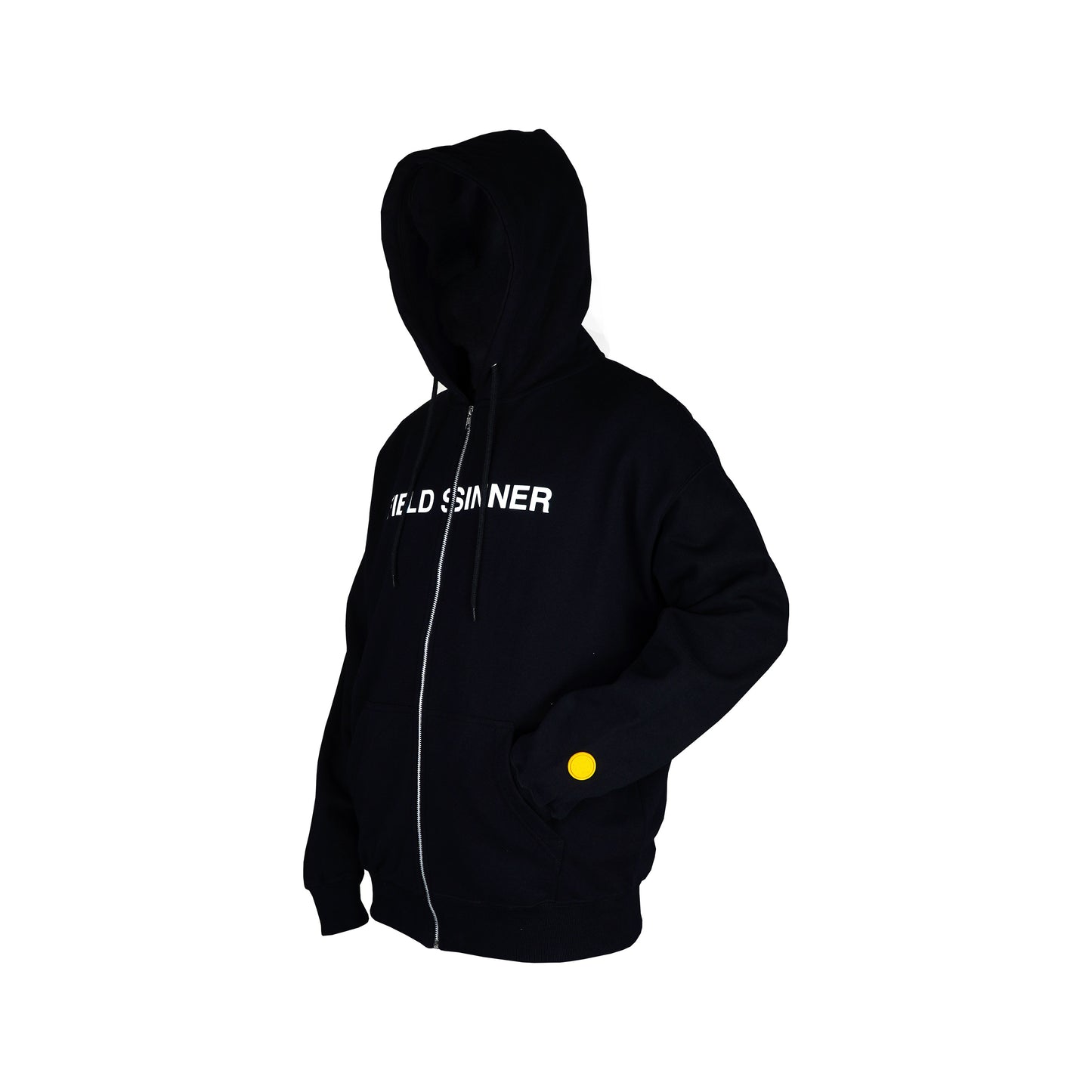 MYPRIDE " FIELD SINNER HOOD " - BLACK - ZIPPER HOODIE