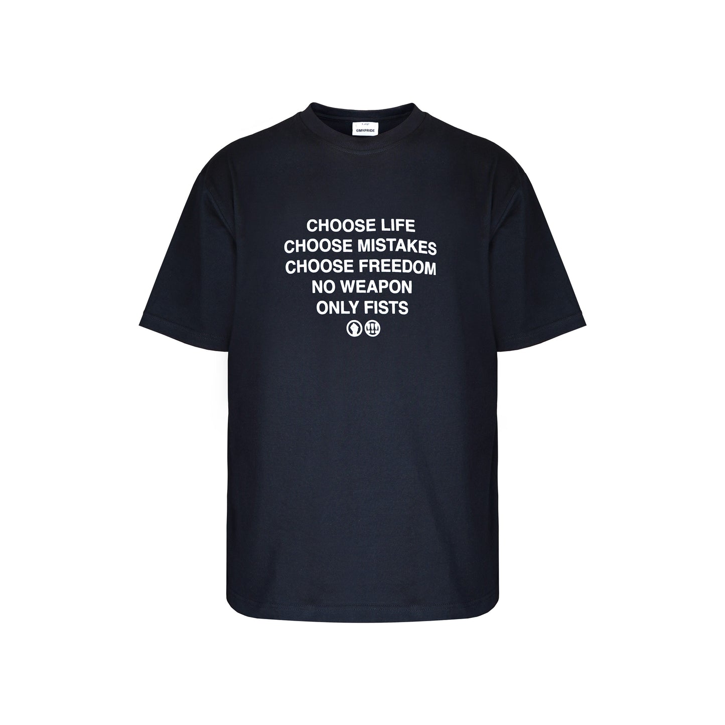 MYPRIDE " FISTS " - BLACK - TSHIRT