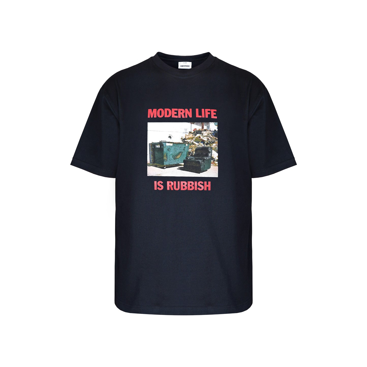MYPRIDE " MODERN LIFE " - BLACK - TSHIRT