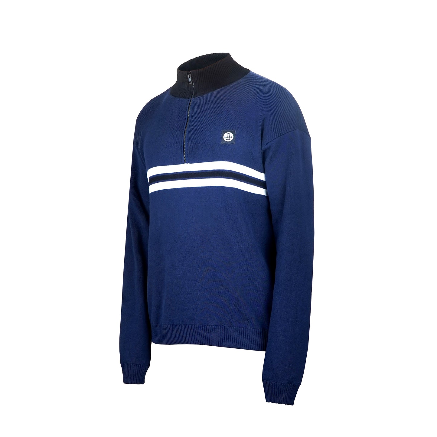 MYPRIDE " STIFLED " - NAVY - HALFZIP KNITWEAR