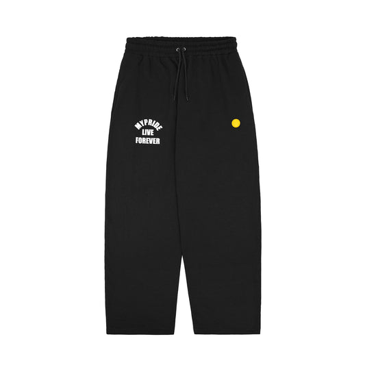 MYPRIDE " RUBBISH PANTS " - BLACK - SWEAT PANTS